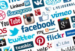 Social Media Logotype Background