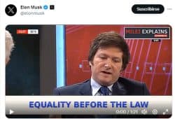 elon musk javier milei argentina