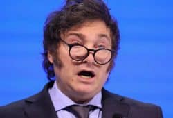 Javier Milei Davos OMS libra